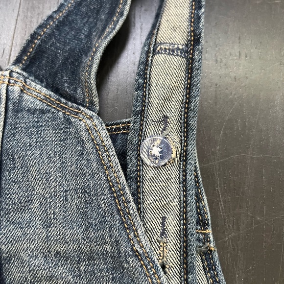 NEW! Old Navy Overalls Jean Shorts - Large (10-11) - Picture 4 of 5